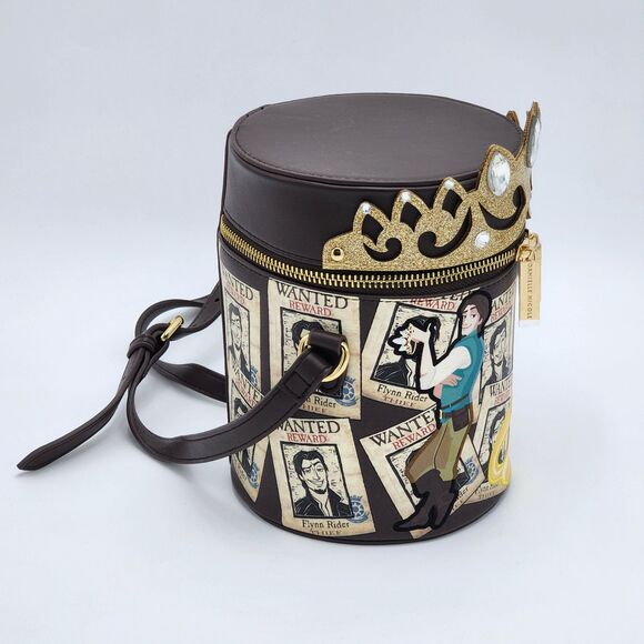 Danielle Nicole Disney Tangled Rapunzel Cylindrical Crossbody Bag - Picture 3 of 8